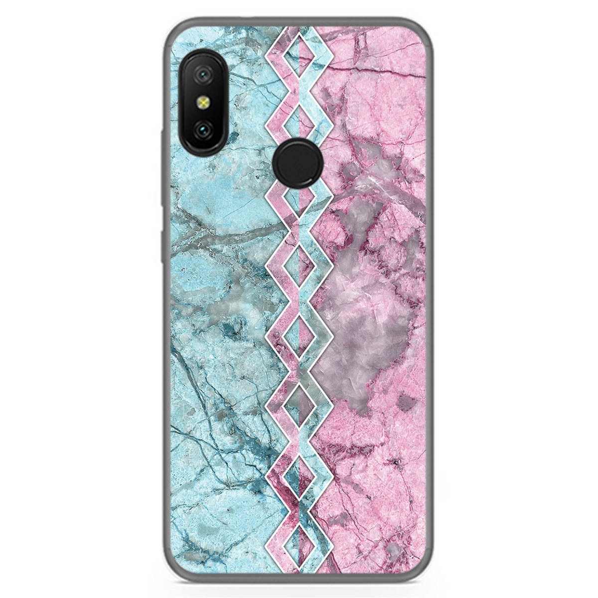 Funda Gel Tpu para Xiaomi Redmi 6 Pro / Mi A2 Lite diseño Mármol 08 Dibujos
