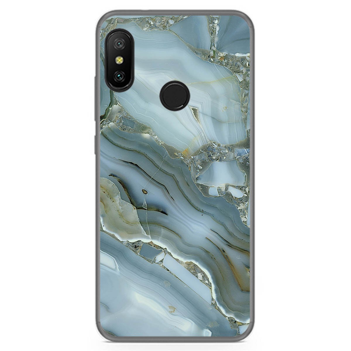 Funda Gel Tpu para Xiaomi Redmi 6 Pro / Mi A2 Lite diseño Mármol 09 Dibujos