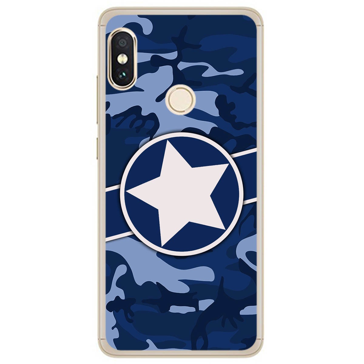 Funda Gel Tpu para Xiaomi Redmi Note 5 / Note 5 Pro diseño Camuflaje 03 Dibujos