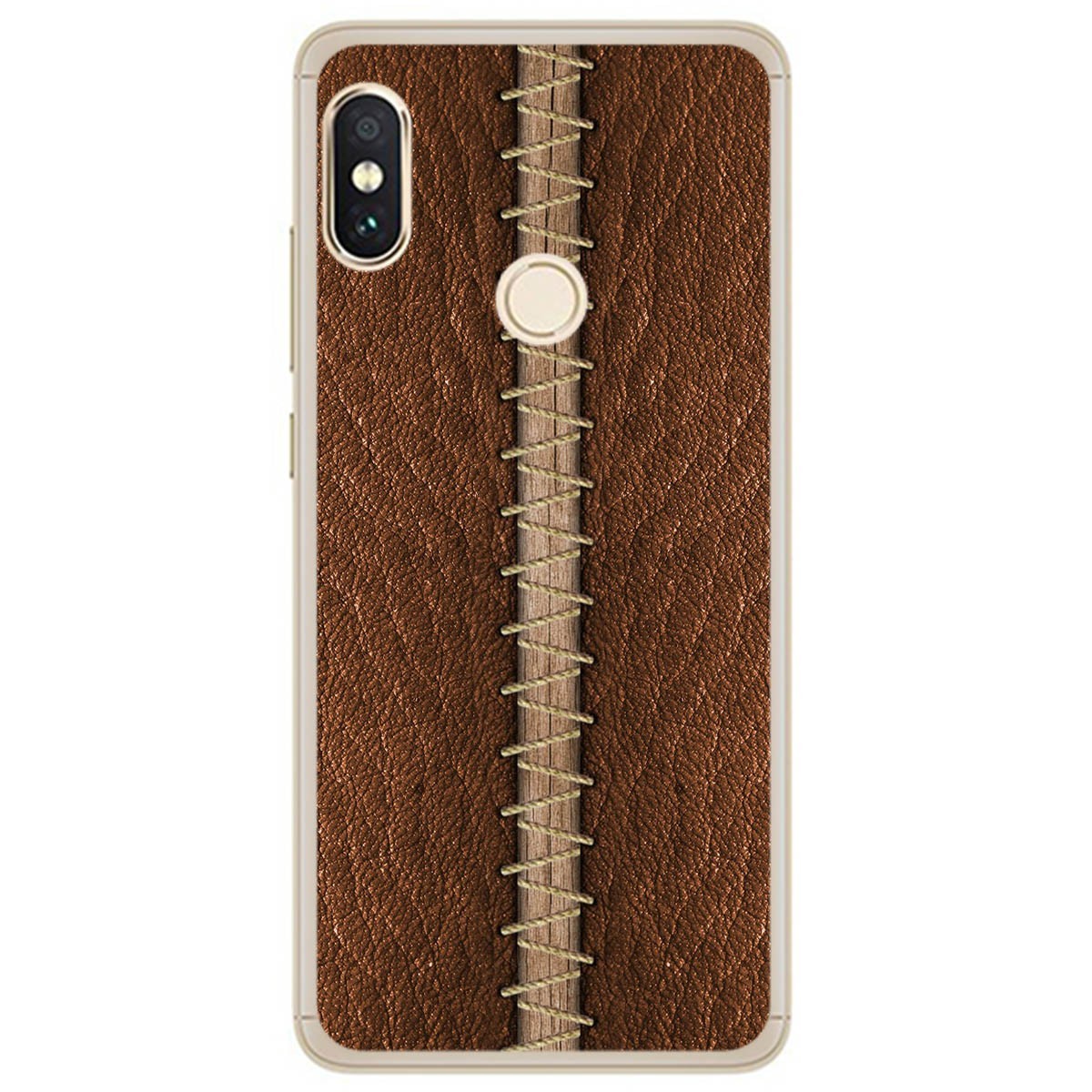 Funda Gel Tpu para Xiaomi Redmi Note 5 / Note 5 Pro diseño Cuero 01 Dibujos
