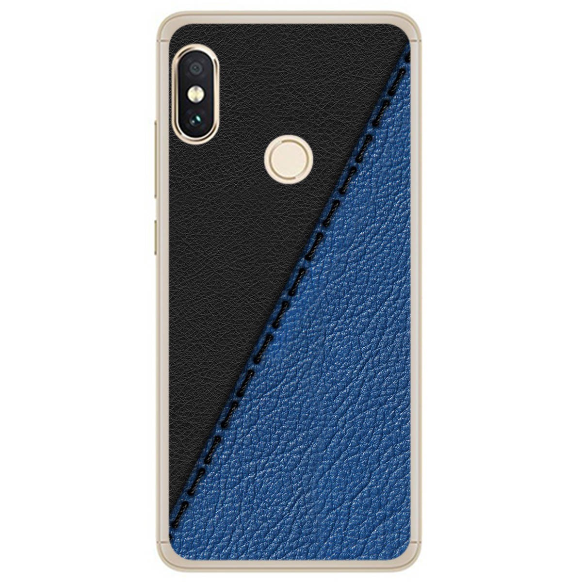 Funda Gel Tpu para Xiaomi Redmi Note 5 / Note 5 Pro diseño Cuero 02 Dibujos