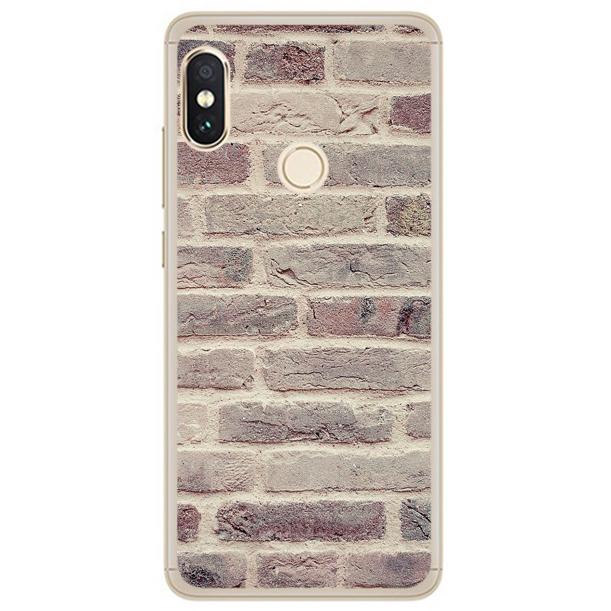 Funda Gel Tpu para Xiaomi Redmi Note 5 / Note 5 Pro diseño Ladrillo 01 Dibujos