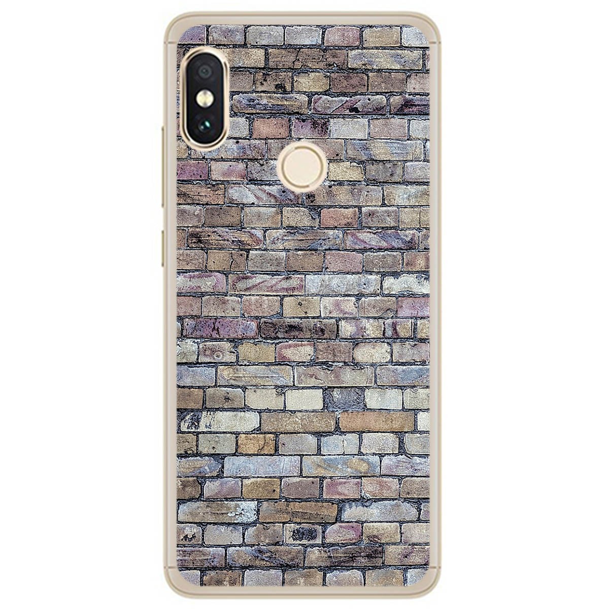 Funda Gel Tpu para Xiaomi Redmi Note 5 / Note 5 Pro diseño Ladrillo 02 Dibujos