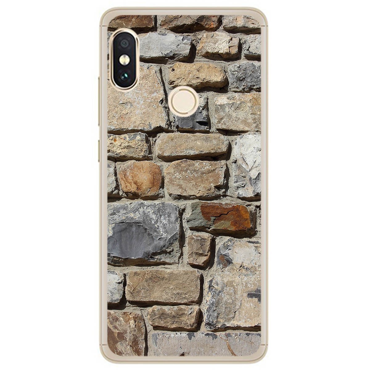 Funda Gel Tpu para Xiaomi Redmi Note 5 / Note 5 Pro diseño Ladrillo 03 Dibujos