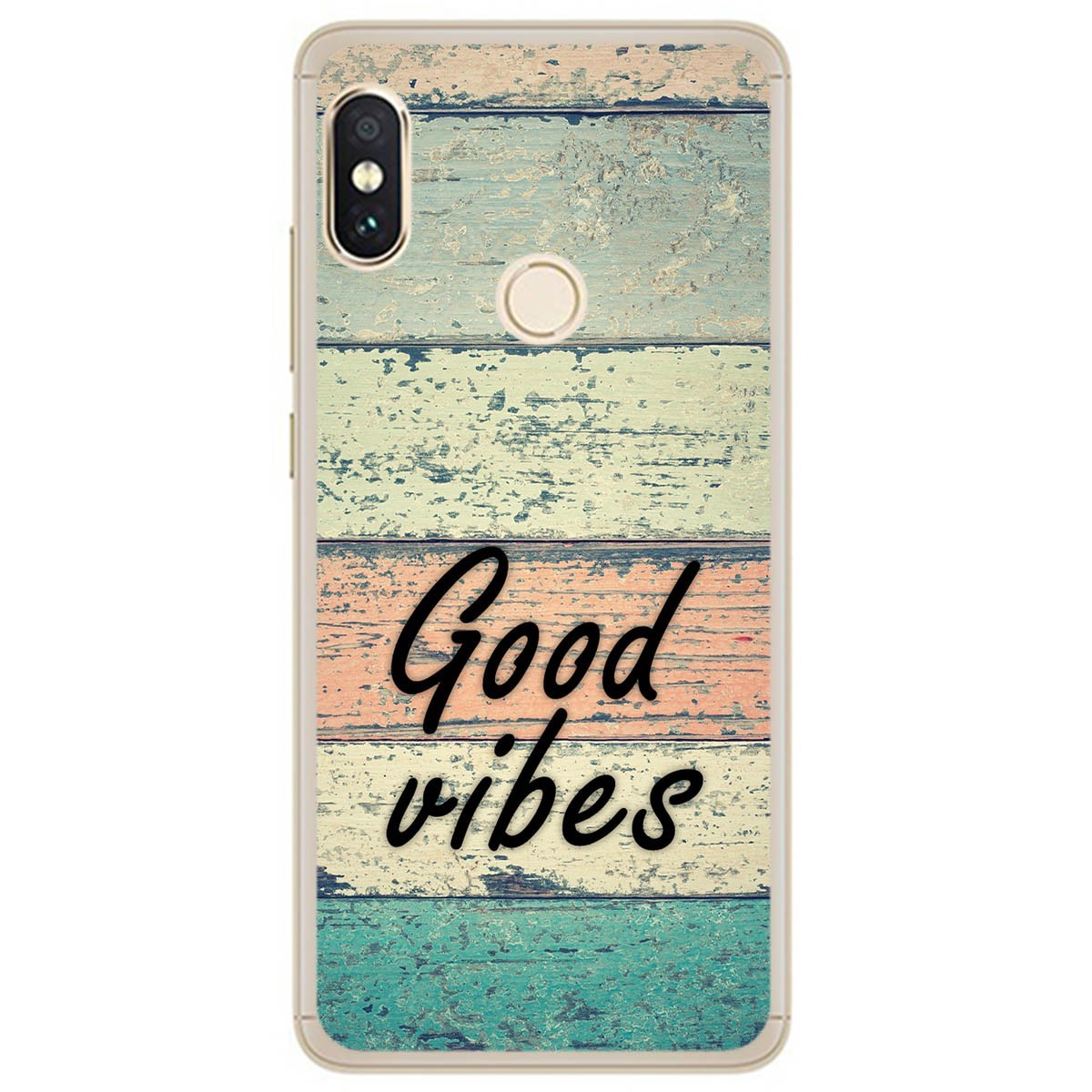 Funda Gel Tpu para Xiaomi Redmi Note 5 / Note 5 Pro diseño Madera 01 Dibujos