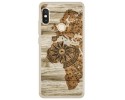 Funda Gel Tpu para Xiaomi Redmi Note 5 / Note 5 Pro diseño Madera 07 Dibujos