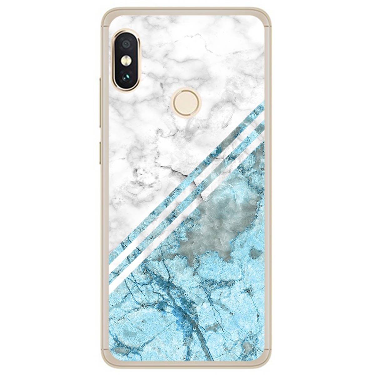 Funda Gel Tpu para Xiaomi Redmi Note 5 / Note 5 Pro diseño Mármol 02 Dibujos