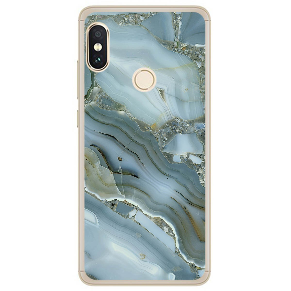 Funda Gel Tpu para Xiaomi Redmi Note 5 / Note 5 Pro diseño Mármol 09 Dibujos