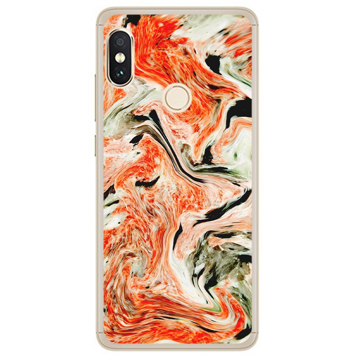 Funda Gel Tpu para Xiaomi Redmi Note 5 / Note 5 Pro diseño Mármol 12 Dibujos
