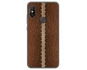 Funda Gel Tpu para Xiaomi Redmi Note 6 Pro diseño Cuero 01 Dibujos