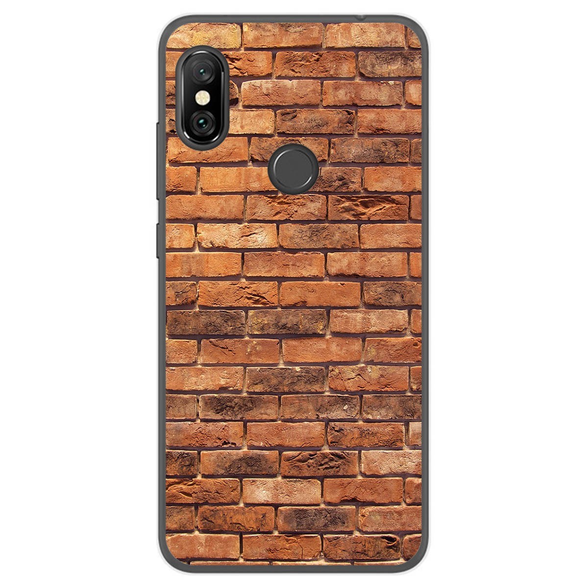 Funda Gel Tpu para Xiaomi Redmi Note 6 Pro diseño Ladrillo 04 Dibujos