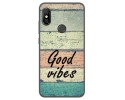 Funda Gel Tpu para Xiaomi Redmi Note 6 Pro diseño Madera 01 Dibujos
