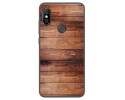 Funda Gel Tpu para Xiaomi Redmi Note 6 Pro diseño Madera 02 Dibujos