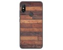 Funda Gel Tpu para Xiaomi Redmi Note 6 Pro diseño Madera 03 Dibujos