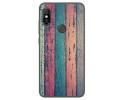 Funda Gel Tpu para Xiaomi Redmi Note 6 Pro diseño Madera 10 Dibujos