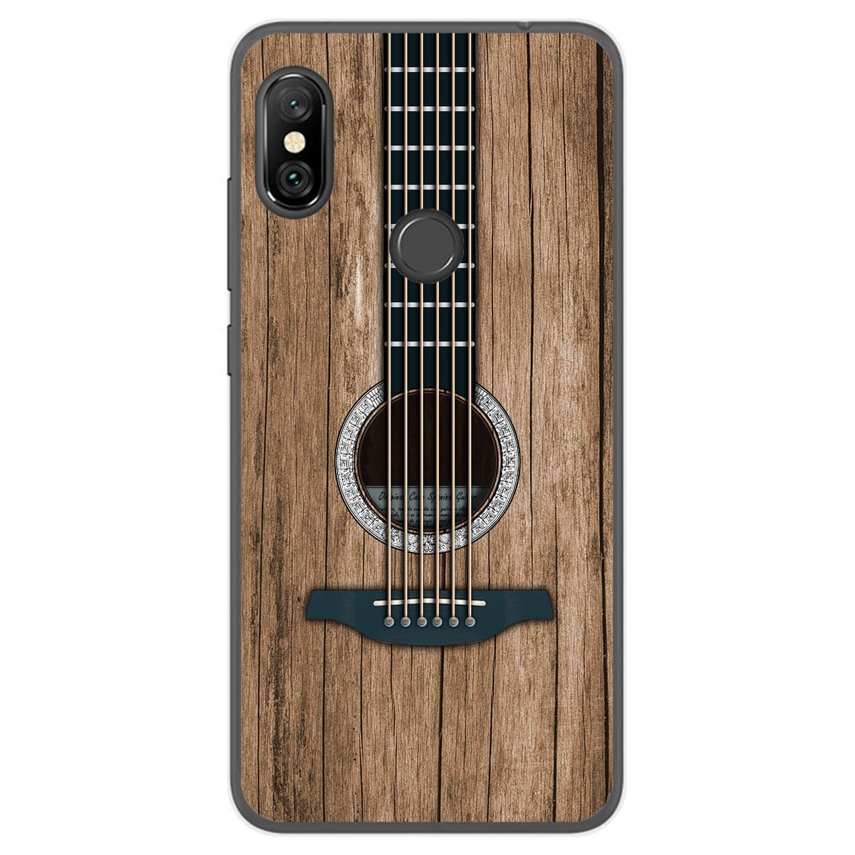 Funda Gel Tpu para Xiaomi Redmi Note 6 Pro diseño Madera 11 Dibujos