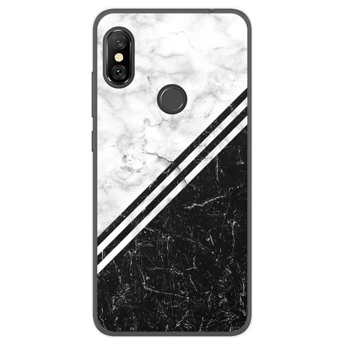 Funda Gel Tpu para Xiaomi Redmi Note 6 Pro diseño Mármol 01 Dibujos
