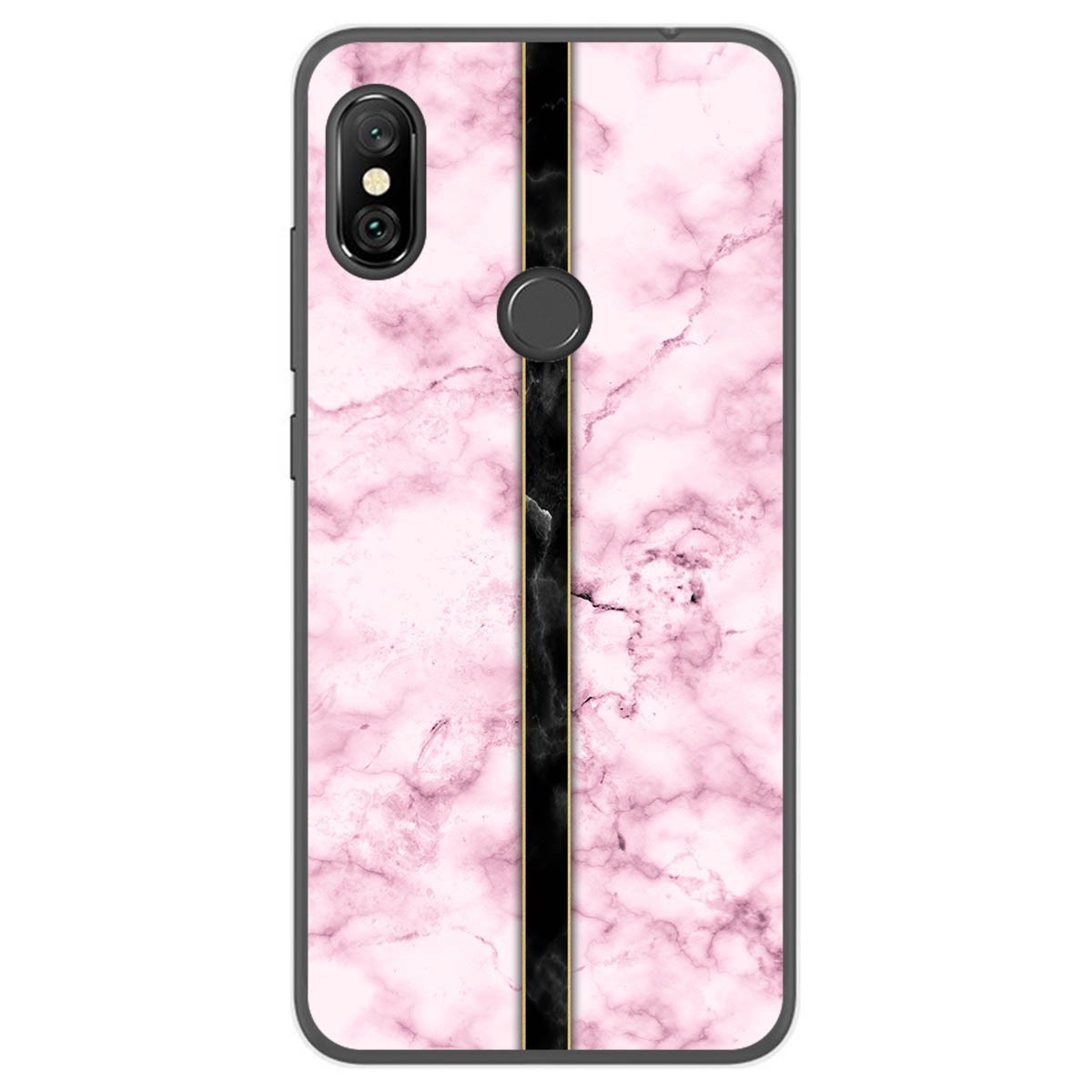 Funda Gel Tpu para Xiaomi Redmi Note 6 Pro diseño Mármol 04 Dibujos