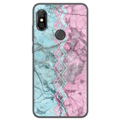 Funda Gel Tpu para Xiaomi Redmi Note 6 Pro diseño Mármol 08 Dibujos