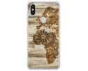 Funda Gel Tpu para Xiaomi Redmi S2 diseño Madera 07 Dibujos
