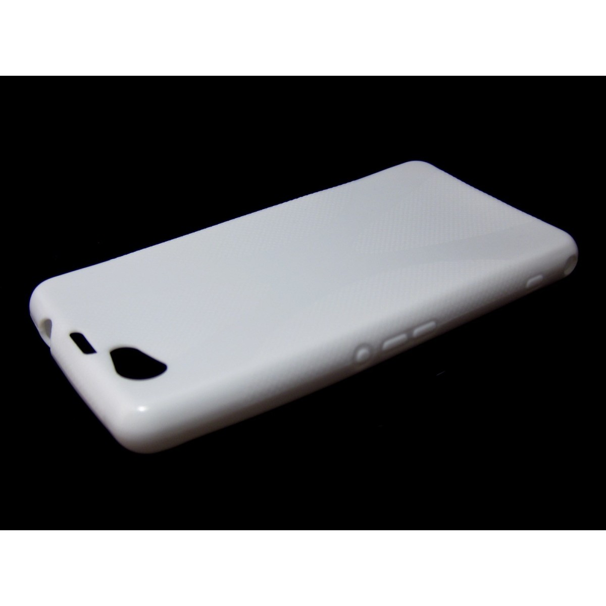 Funda Gel Tpu Sony Xperia Z1 Compact X Line Color Blanca