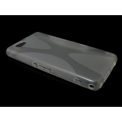 Funda Gel Tpu Sony Xperia Z1 Compact X Line Color Transparente 2