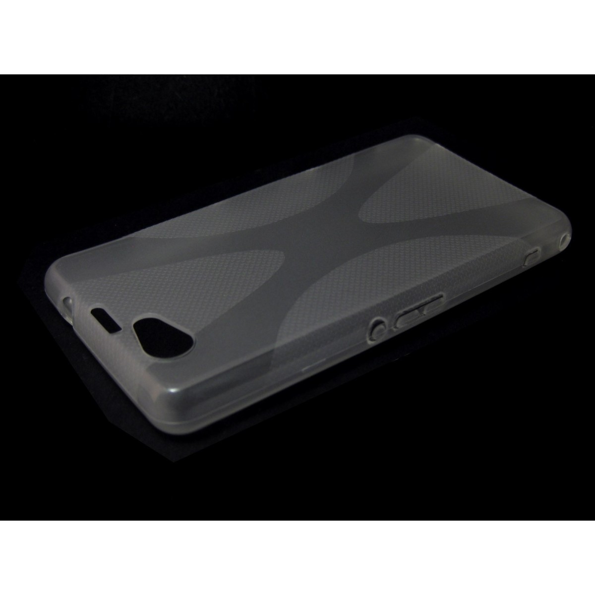 Funda Gel Tpu Sony Xperia Z1 Compact X Line Color Transparente