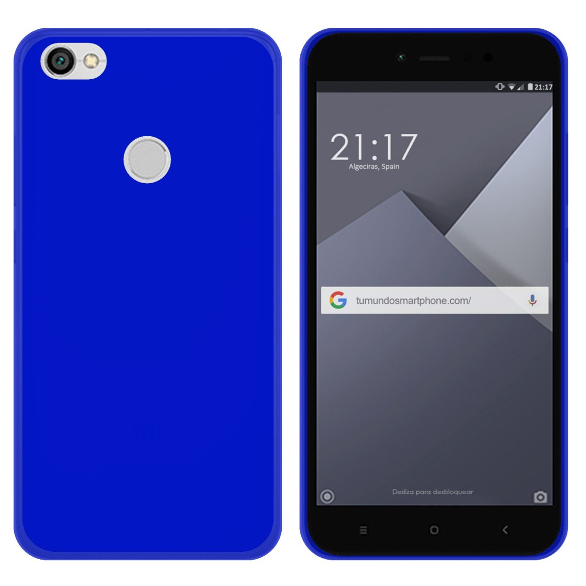 Funda Gel Tpu para Xiaomi Redmi Note 5A Pro / 5A Prime Color Azul
