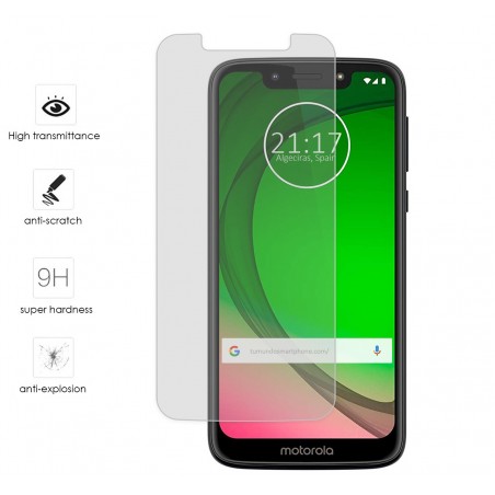 Protector Cristal Templado para Motorola Moto G7 Play Vidrio