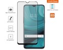 Protector Cristal Templado Completo 5D Full Glue Negro para Oppo AX7 Vidrio