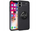 Funda Magnetica Soporte con Anillo Giratorio 360 para Iphone XS Max color Negra