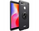 Funda Magnetica Soporte con Anillo Giratorio 360 para Xiaomi Redmi 6 color Negra