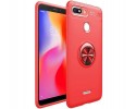 Funda Magnetica Soporte con Anillo Giratorio 360 para Xiaomi Redmi 6 color Roja