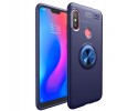 Funda Magnetica Soporte con Anillo Giratorio 360 para Xiaomi Redmi Note 6 Pro color Azul