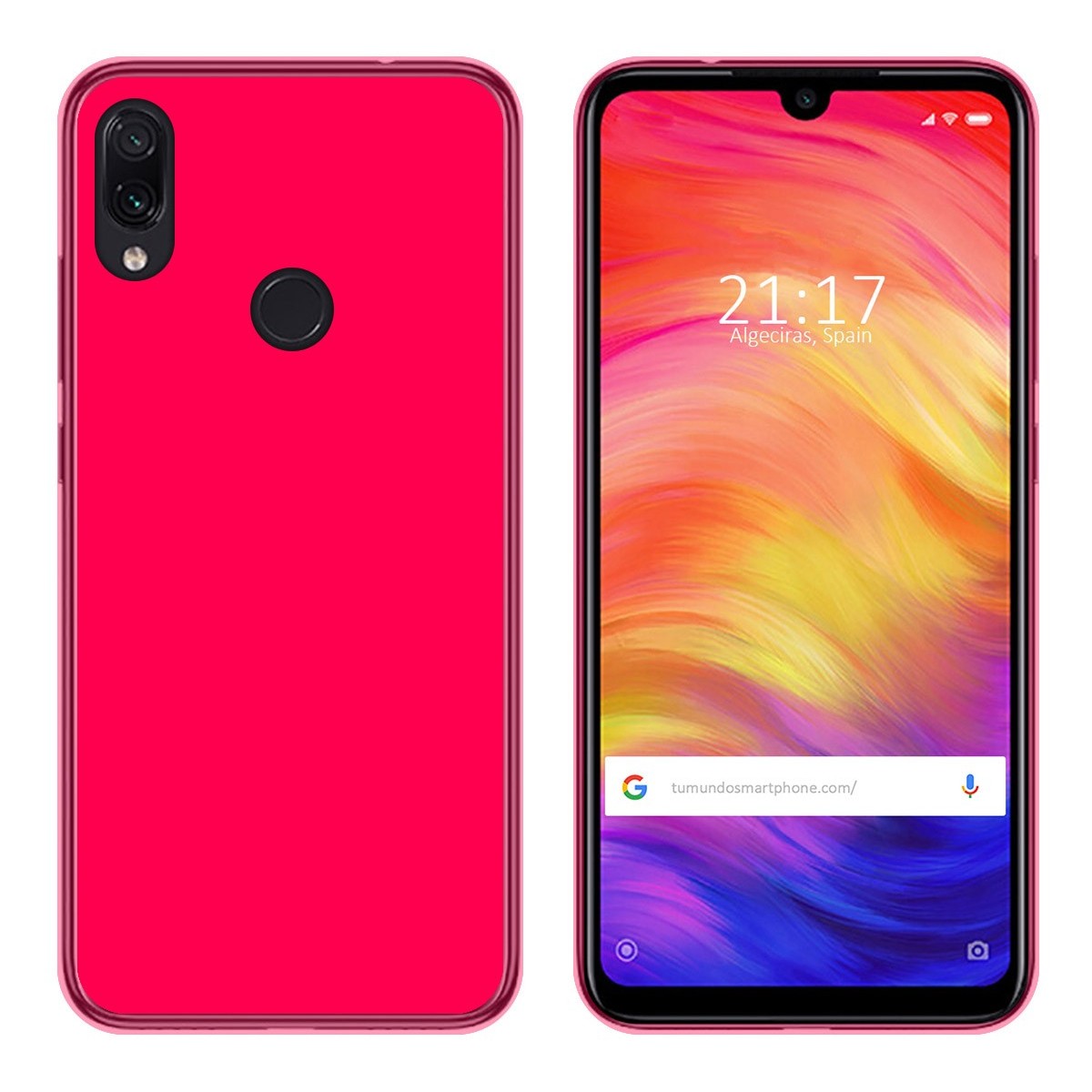 Funda Gel Tpu para Xiaomi Redmi Note 7 Color Rosa