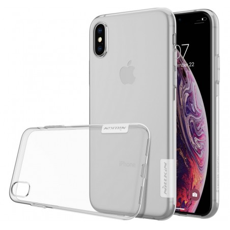 Funda Gel TPU Nillkin Nature para iPhone X/XS Color Transparente