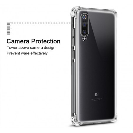 Funda Gel Tpu Anti-Shock Transparente para Xiaomi Mi 9