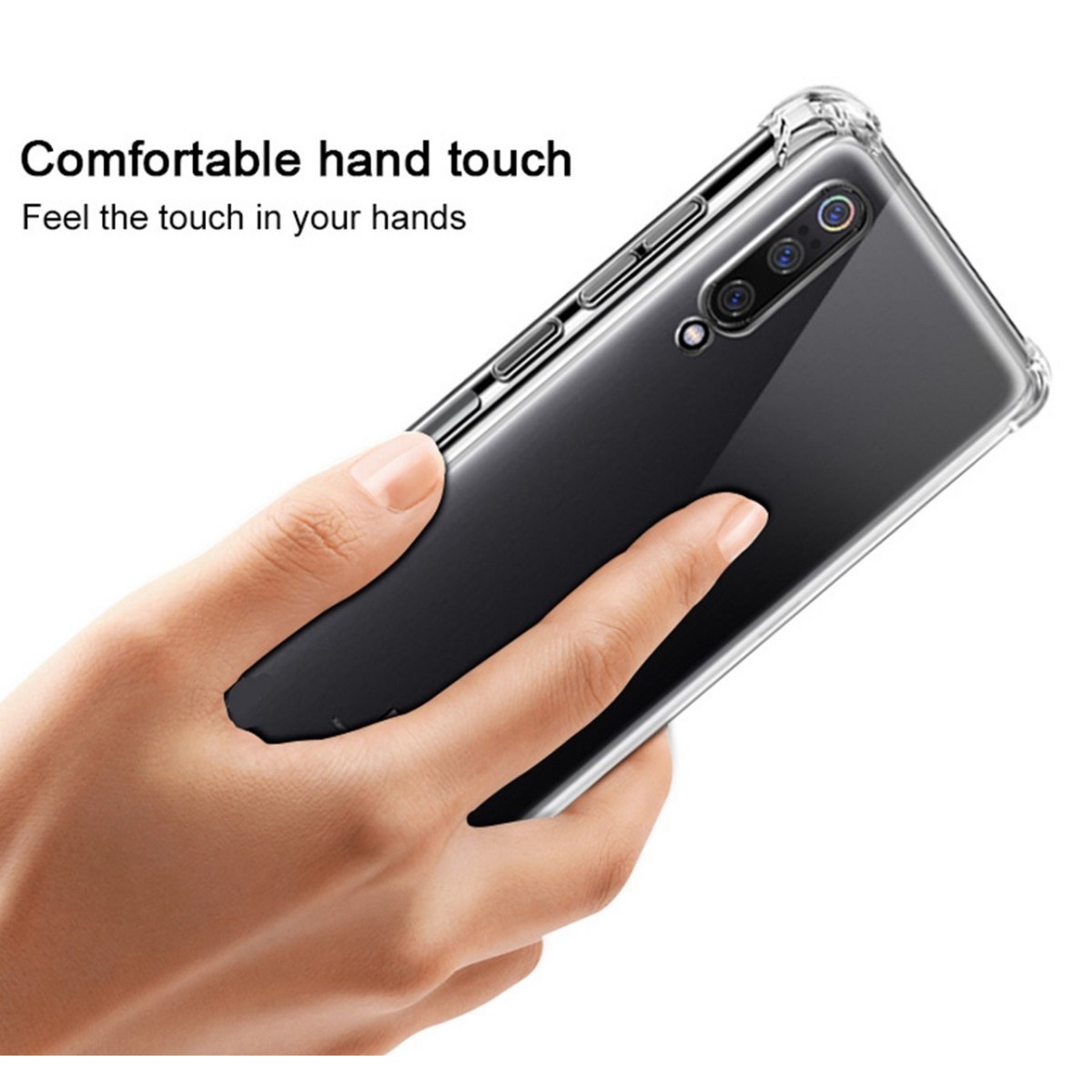 Funda Gel Tpu Anti-Shock Transparente para Xiaomi Mi 9