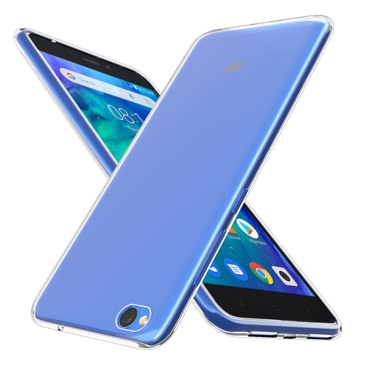 Funda Gel Tpu Fina Ultra-Thin 0,5mm Transparente para Xiaomi Redmi Go