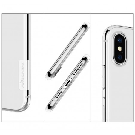 Funda Gel Tpu Nillkin Nature para Iphone Xs Max color Transparente