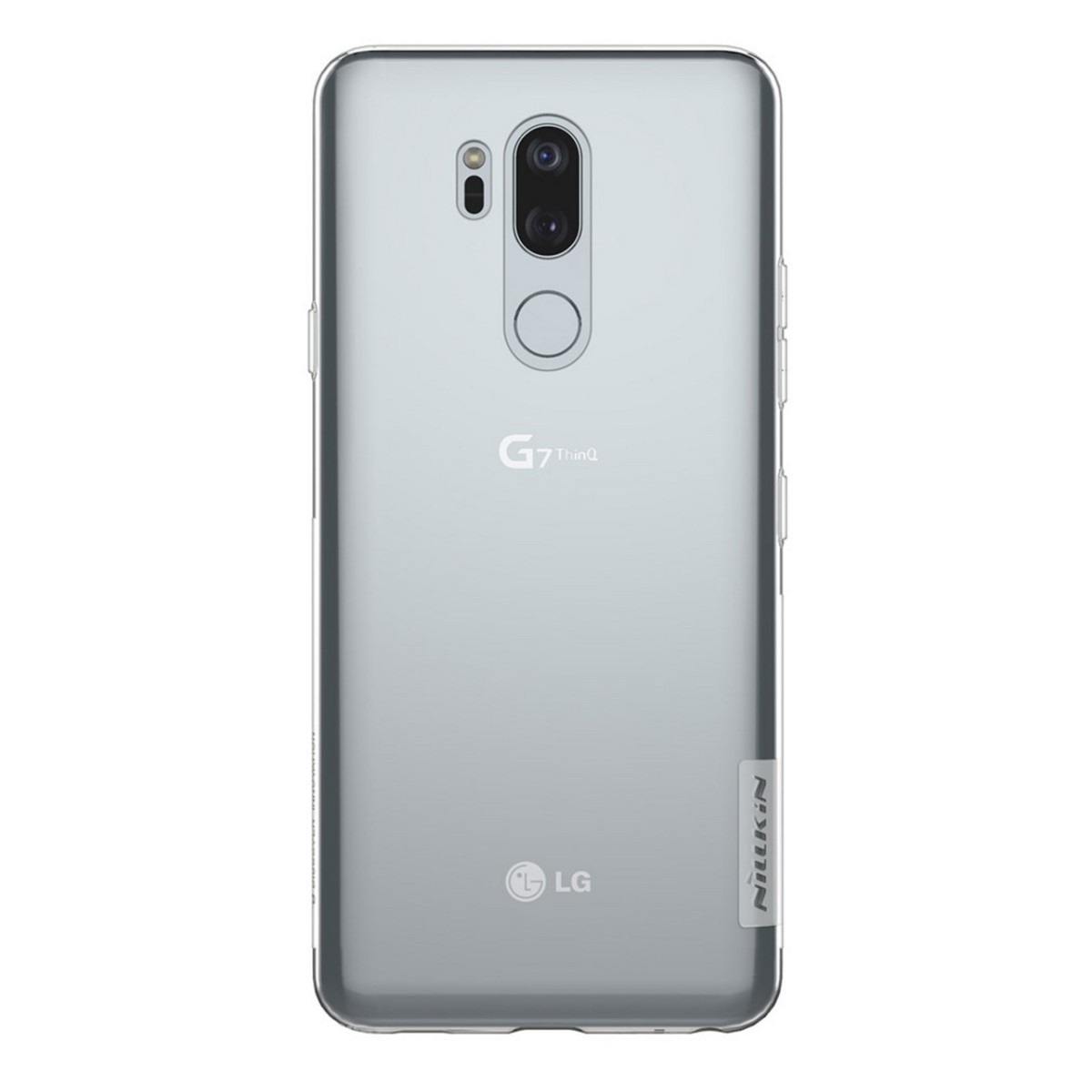 Funda Gel Tpu Nillkin Nature para Lg G7 Thinq color Transparente