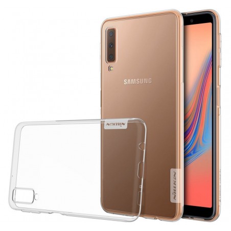 Funda Gel Tpu Nillkin Nature para Samsung Galaxy A7 (2018) color Transparente