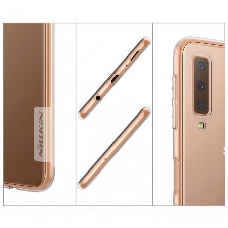 Funda Gel Tpu Nillkin Nature para Samsung Galaxy A7 (2018) color Transparente