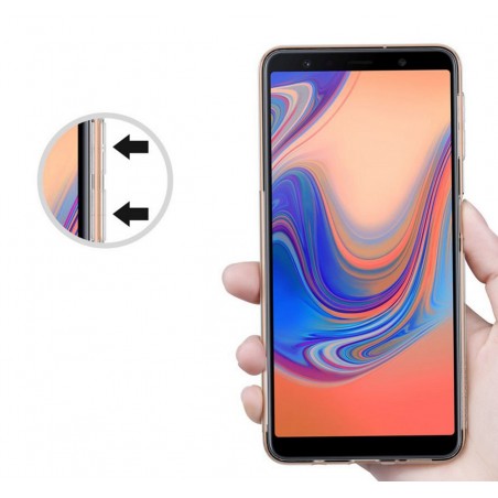 Funda Gel Tpu Nillkin Nature para Samsung Galaxy A7 (2018) color Transparente