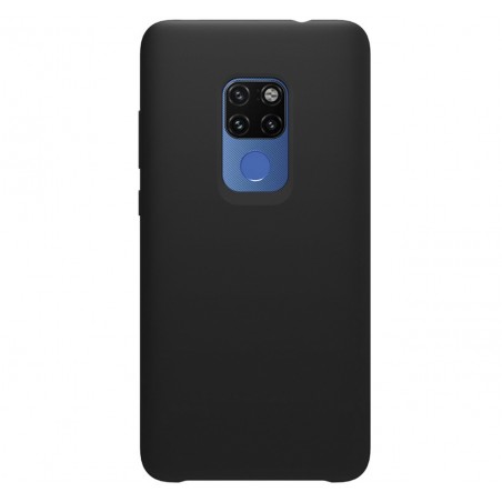 Funda Silicona Líquida Ultra Suave para Huawei Mate 20 color Negra