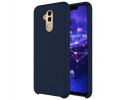 Funda Silicona Líquida Ultra Suave para Huawei Mate 20 Lite color Azul oscura