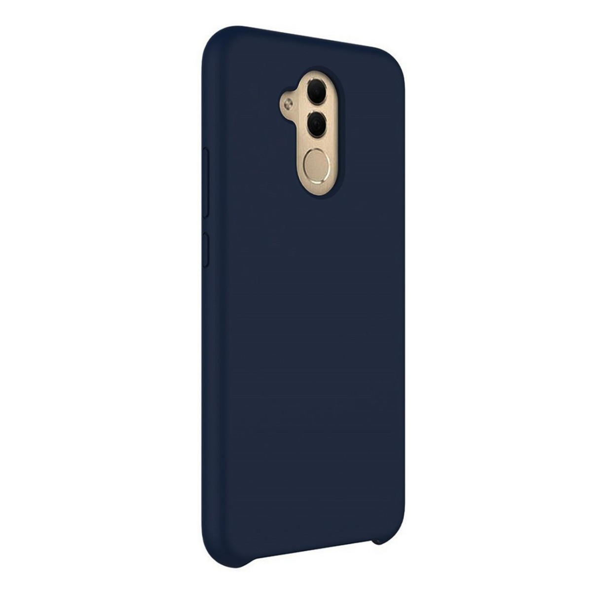 Funda Silicona Líquida Ultra Suave para Huawei Mate 20 Lite color Azul oscura