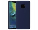 Funda Silicona Líquida Ultra Suave para Huawei Mate 20 Pro color Azul oscura