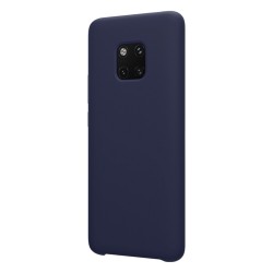 Funda Silicona Líquida Ultra Suave para Huawei Mate 20 Pro color Azul oscura