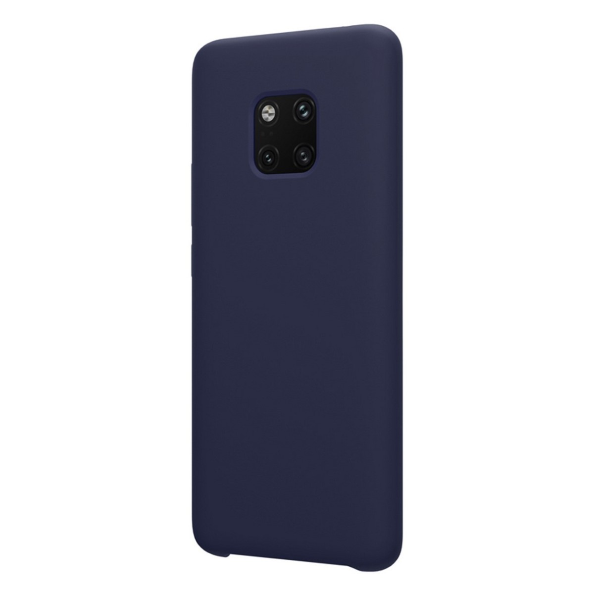 Funda Silicona Líquida Ultra Suave para Huawei Mate 20 Pro color Azul oscura